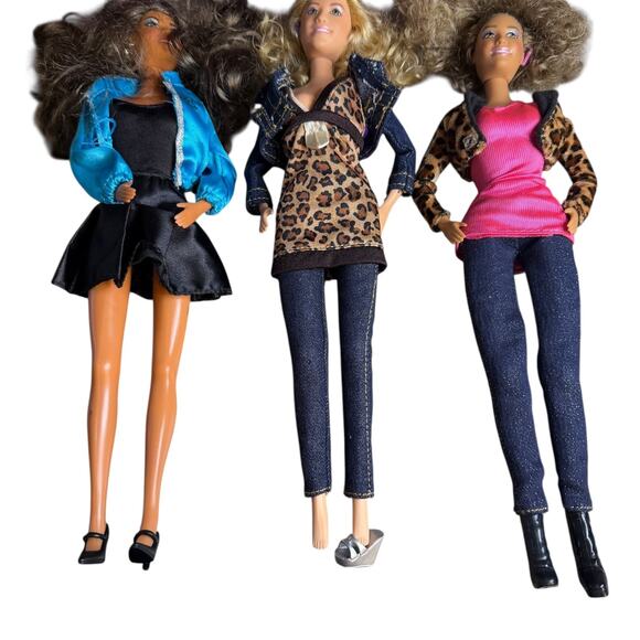 Disney’s The Cheetah Girls Dolls Sabrina, Aqua, & Adrienne (Lot Of 3) - Picture 2 of 9